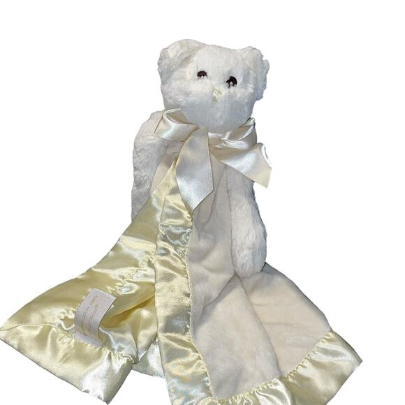 Bearington Baby Lovey Bear Plush Security Blanket Ribbon Nursery Shower Gift 15" - Picture 4 of 11